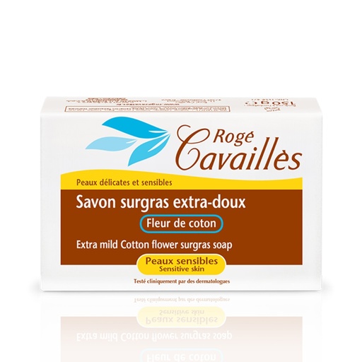 [RCAA27.FPD150] ROGÉ CAVAILLES Savon Surgras Extra-Doux - Fleur de coton peaux délicates et sensibles