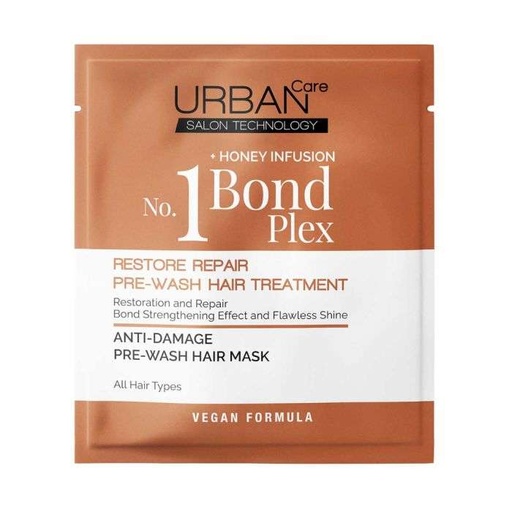 [S00030636] URBAN CARE Salon Technology No:1 Bond Plex Restore Repair Pre-Wash Hair Treatment - Soin avant-shampooing réparateur pour cheveux abîmés - 50ml