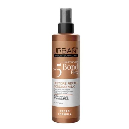 [S00030635] URBAN CARE Salon Technology No:5 Bond Plex Restore Bonding Milk - Lait de soin réparateur fortifiant pour cheveux abîmés - 200ml