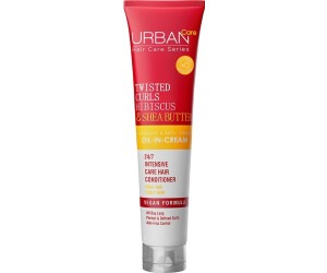 [S00030625] URBAN CARE Twistedd Curls Hibiscus & Shea Butter Hydrate & Anti-Frizz Oil-In-Cream - Huile-en-crème hydratante définition des boucles pour cheveux secs bouclés à crépus - 175ml