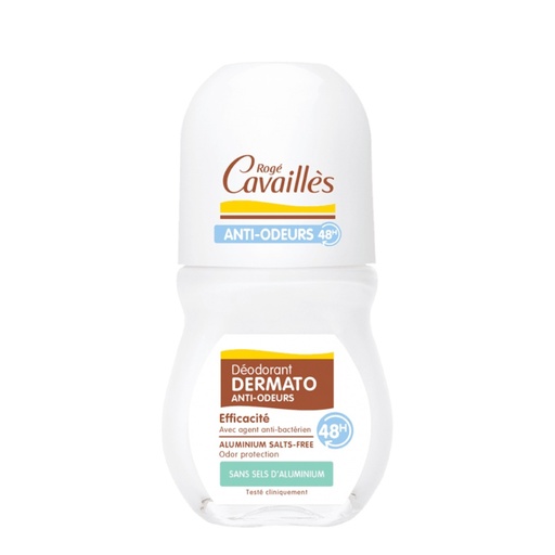 [RCAA19.AOE050] ROGÉ CAVAILLES Roll-On Déo-Soin Dermato - Anti-odeurs  efficacité 48h sans sels d'aluminium