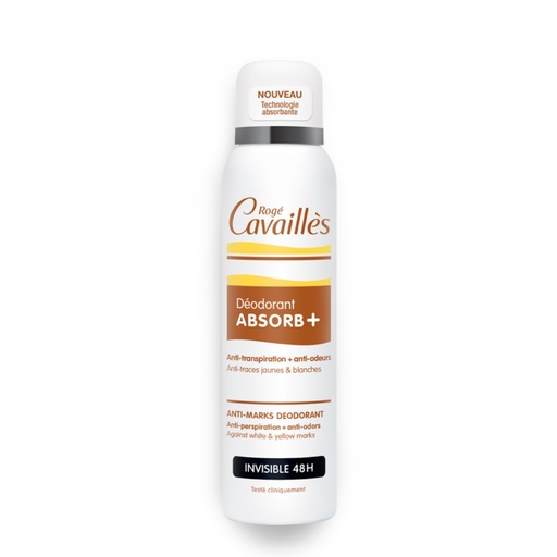 [RCAA15.DIN150] ROGÉ CAVAILLES Absorb + - Déodorant spray invisble 48h
