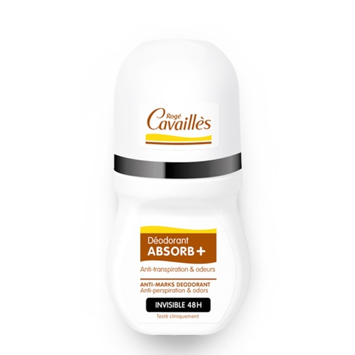 [RCAA15.DIN050] ROGÉ CAVAILLES Absorb + - Déodorant roll-on invisible 48h