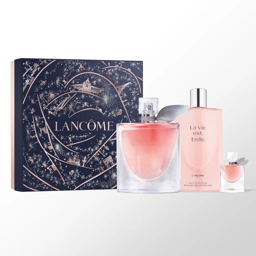 [S00029818] LANCOME Coffret La Vie Est Belle Eau De Parfum 100ml + 4ml + Lait Hydratant 200ml