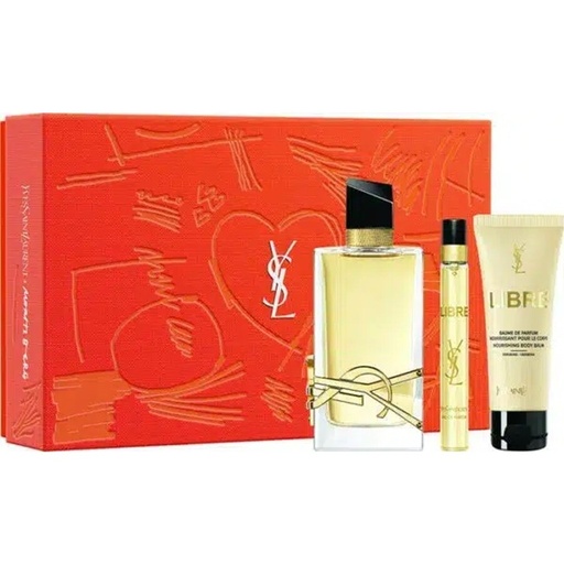 [S00029823] YVES SAINT LAURENT Coffret Libre Eau De Parfum 90ml + 10ml + Baume Pour Corps 50ml