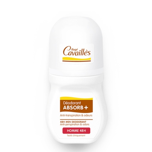 [RCAA15.DHO050] ROGÉ CAVAILLES Absorb + - Déodorant roll-on Homme 48h