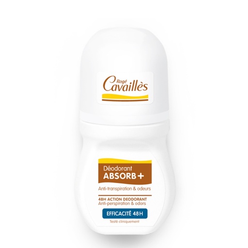 [RCAA15.DEF050] ROGÉ CAVAILLES Absorb + - Déodorant roll-on efficacité 48h