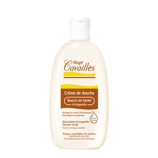ROGÉ CAVAILLES Crème de Douche - Beurre de karité et magnolia pour peaux sensibles et sèches